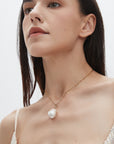 Baroque Pearl Twist Necklace