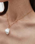 Baroque Pearl Twist Necklace