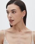 Oval Pearl Earrings