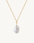 Baroque Pearl Twist Necklace