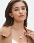 Baroque Pearl Link Necklace